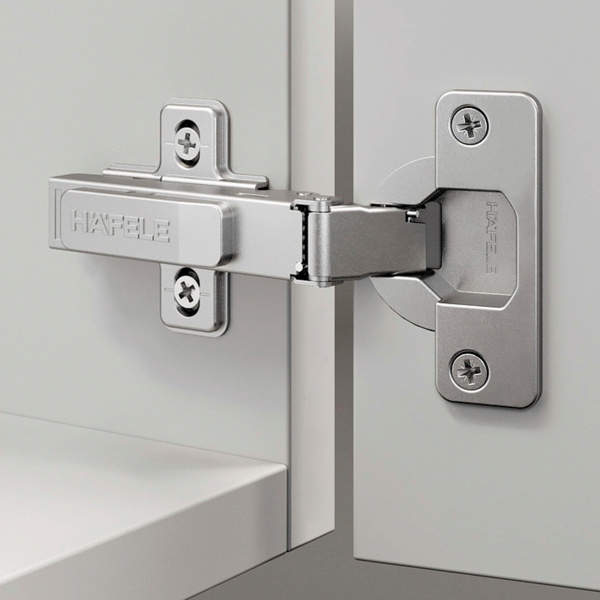 Петля Metalla 110 SM накладная, УО 105°, 52/5,5 SC + монтажная планка h=2мм под шуруп